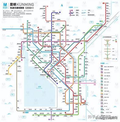 昆明将新增3条地铁,其中应该有环线,远期将有20条轨道线