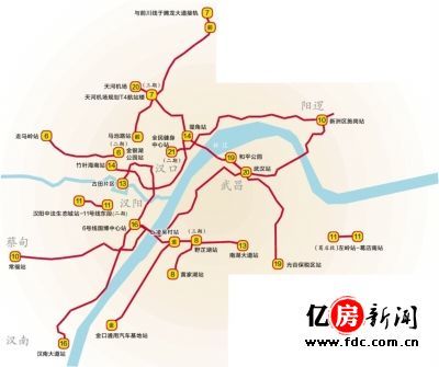 武汉轨道交通第四轮规划出台 新建14条地铁线路