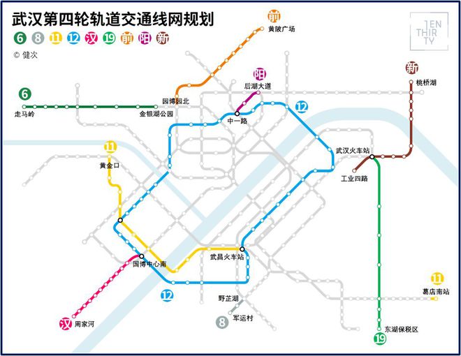 重磅!武汉地铁蔡甸线开通时间曝光!附新一轮轨道交通规划!